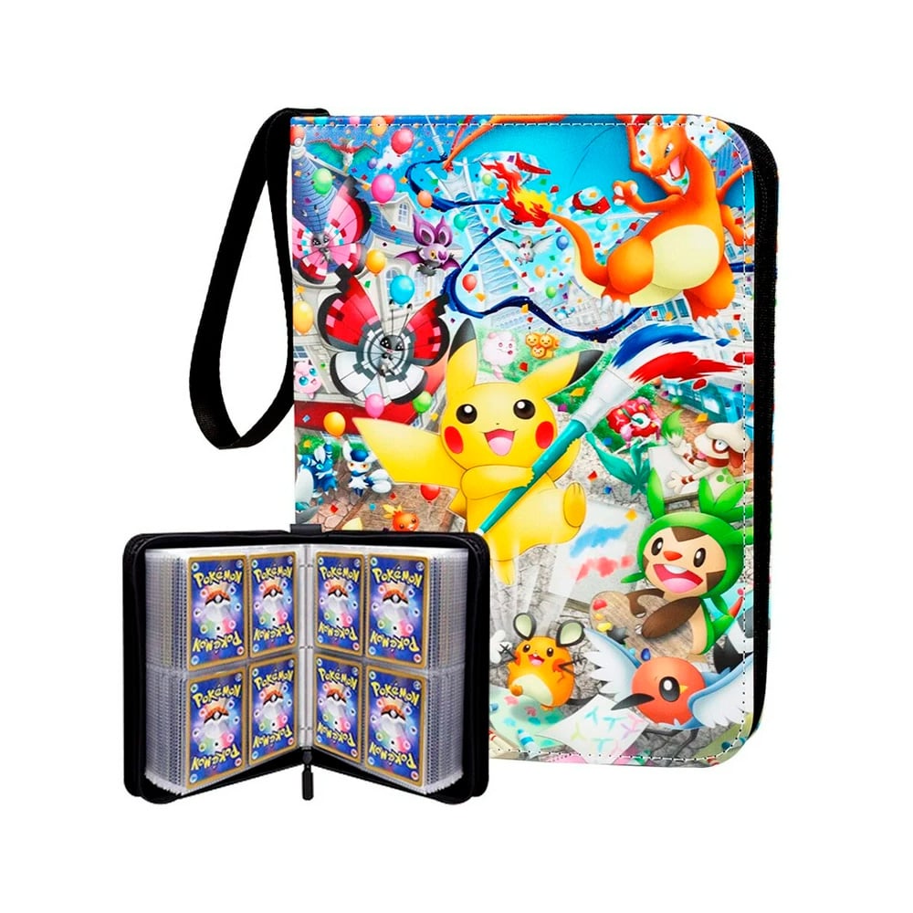 Folder 4 Pocket 400 cartas Carnaval Pikachu - 1