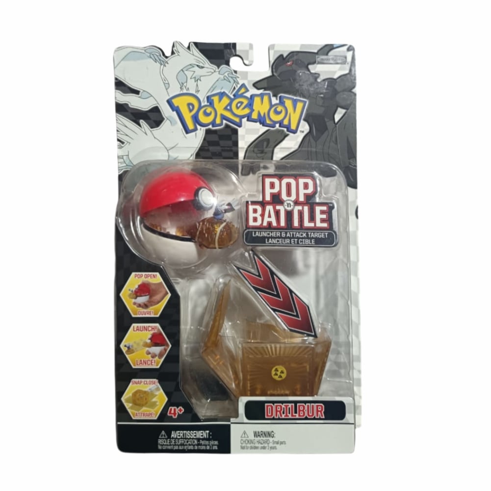 POKEMON POP N BATTLE DRILBUR JAKKS PACIFIC - 1