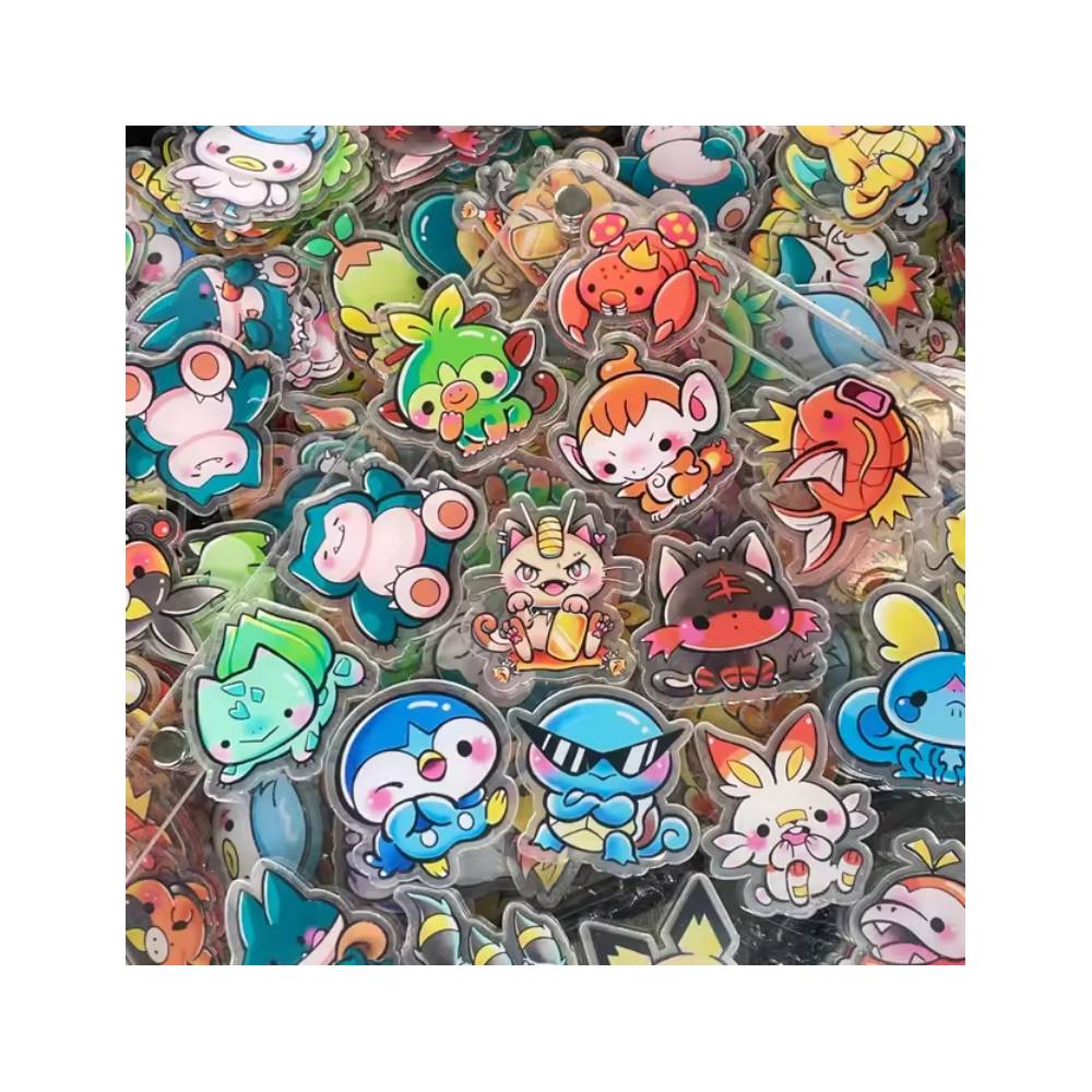 ACRILICOS AL AZAR 10 UNIDADES DE POKEMON - 1