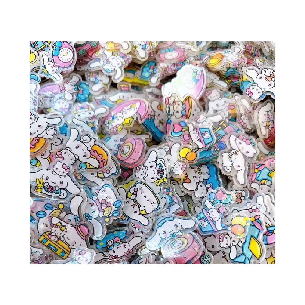 ACRILICOS AL AZAR 10 UNIDADES DE SANRIO - 1