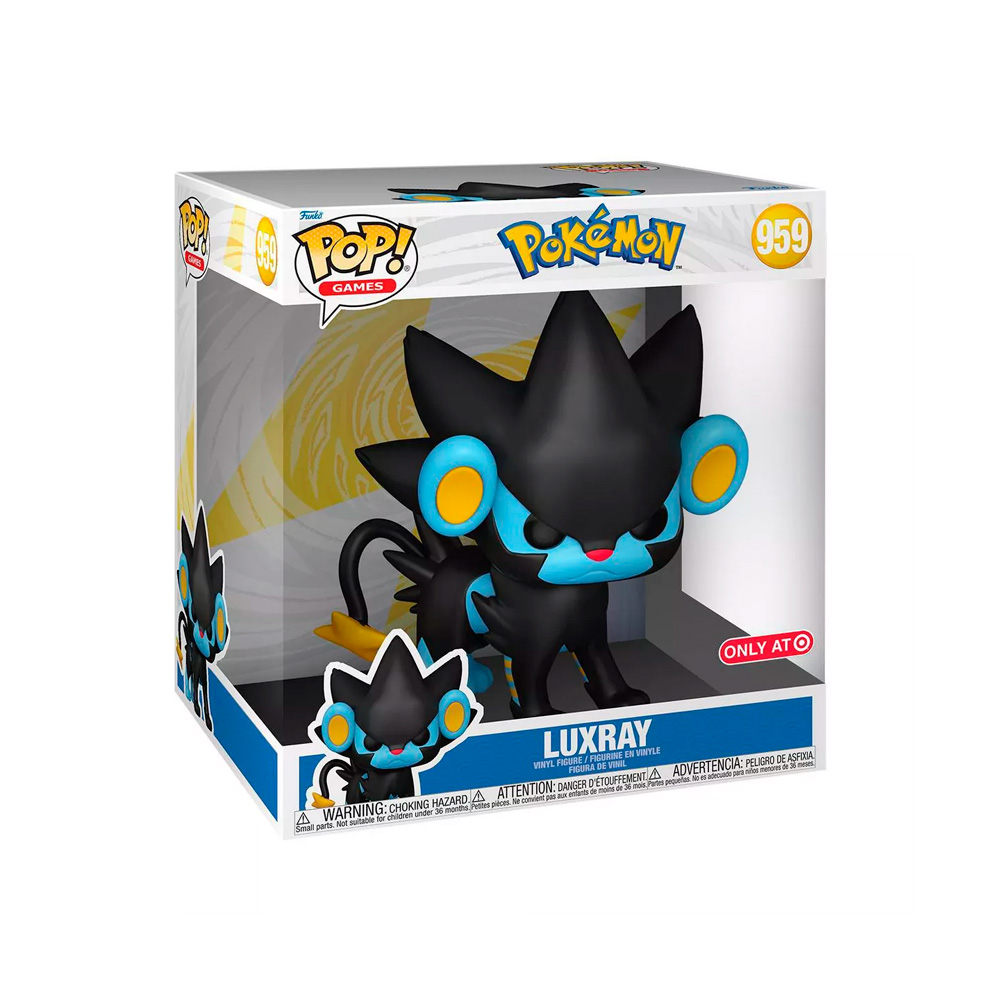 POKEMON FUNKO POP JUMBO LUXRAY EXCLUSIVO TARGET - 3