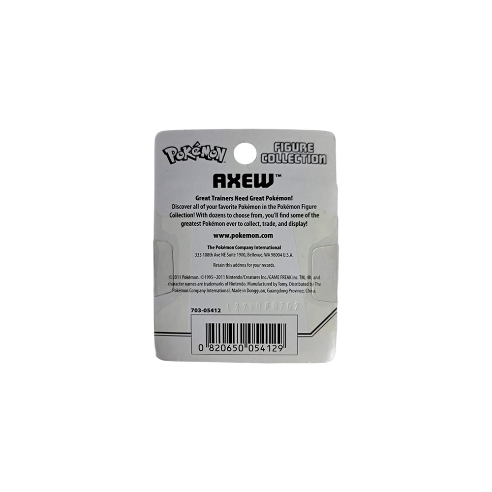 POKEMON BLACK AND WHITE TOMY AXEW - 4