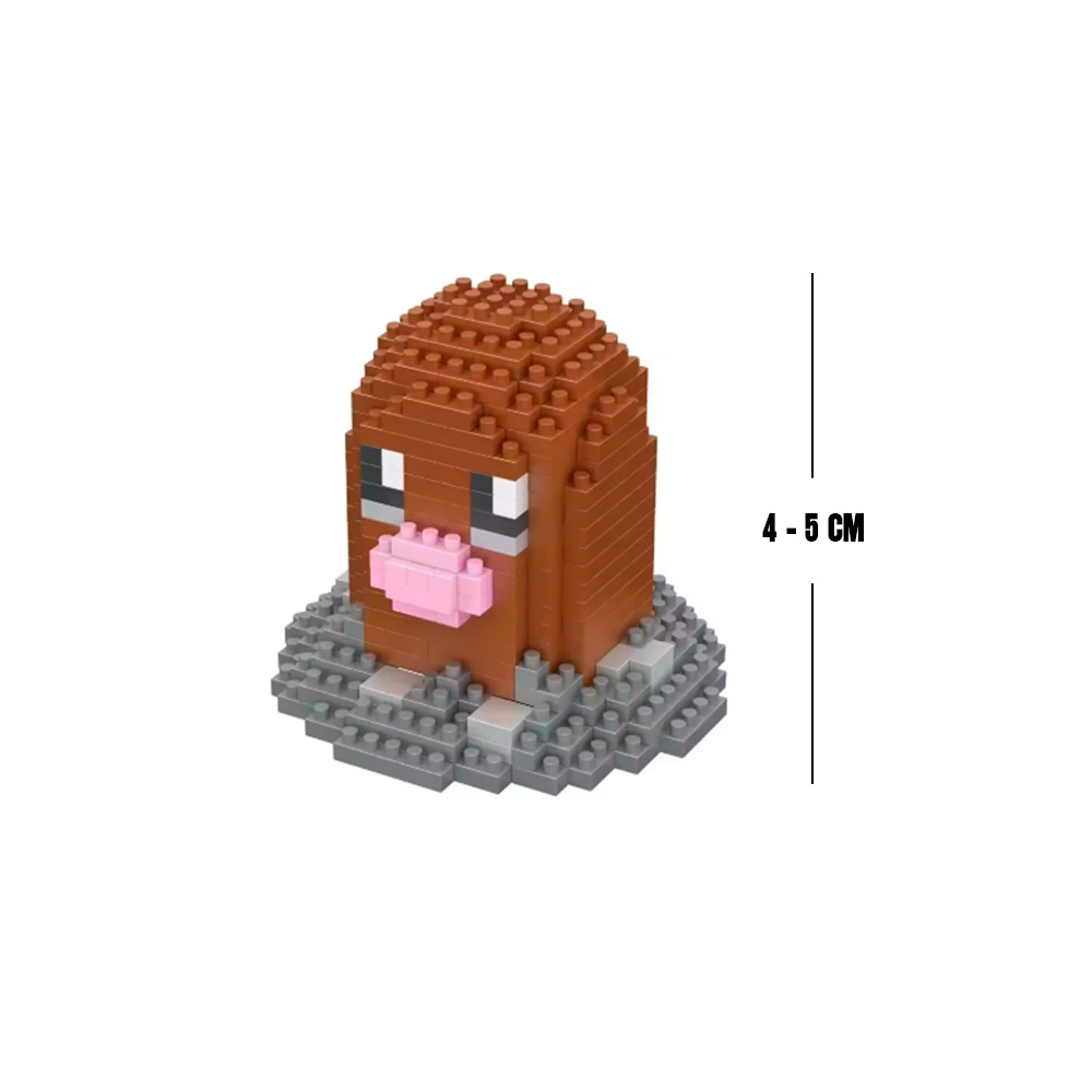 POKEMON ARMABLE DIGGLET ADORNO INTERIOR - 2