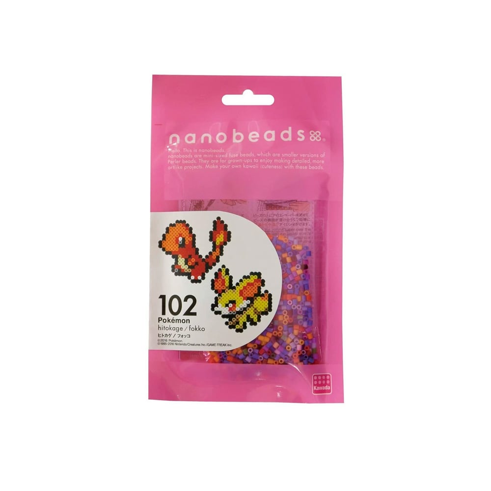 POKEMON NANOBEADS MINI SET CHARMANDER FENNEKIN - 1