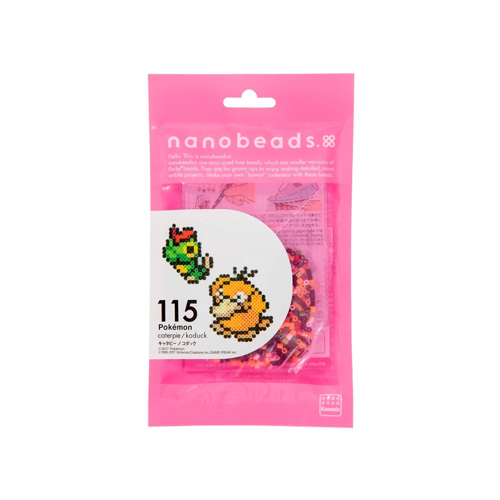 POKEMON NANOBEADS MINI SET CATERPIE PYSDUCK - 1