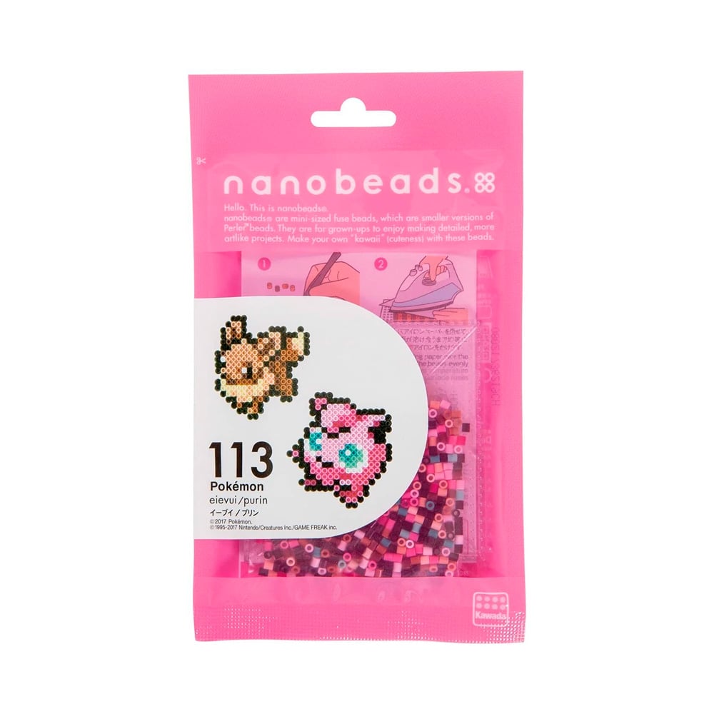 POKEMON NANOBEADS MINI SET EEVEE JIGGLYPUFF - 1