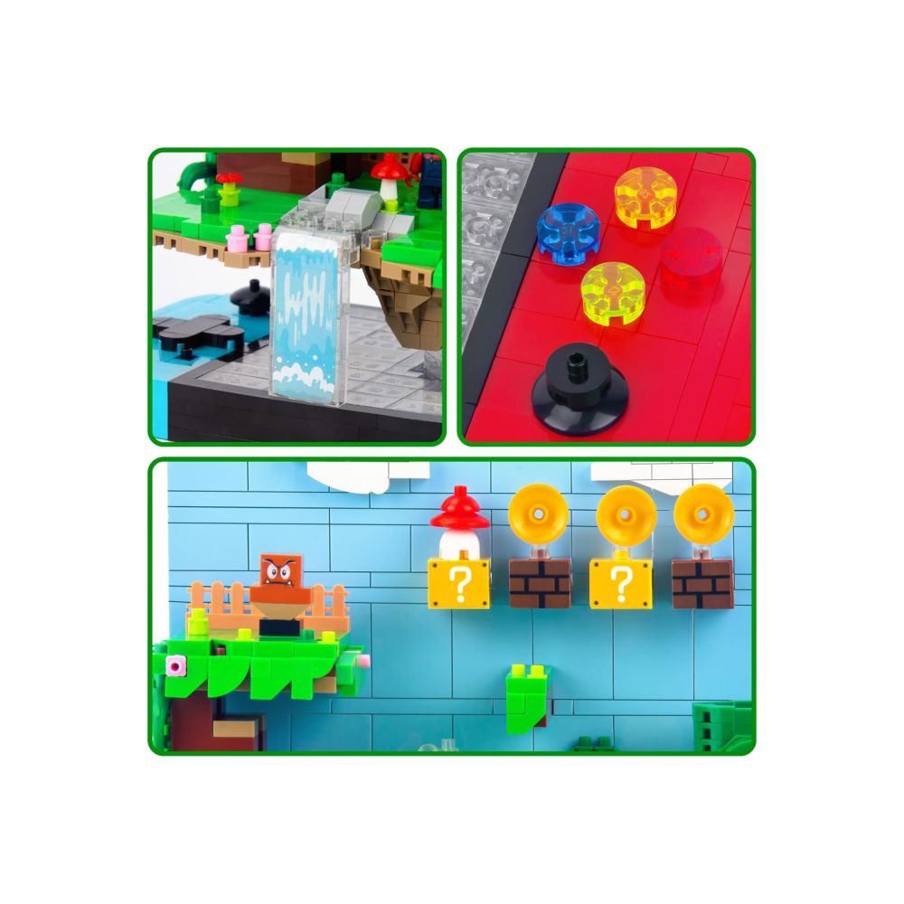 ARMABLE JUEGOS DE CONSTRUCCION NINTENDO SWITCH DECO 1256 PIEZAS - 2