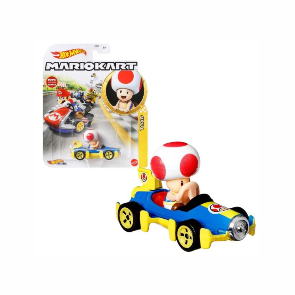 HOT WHEELS MARIO KART TOAD MODELO C - 1