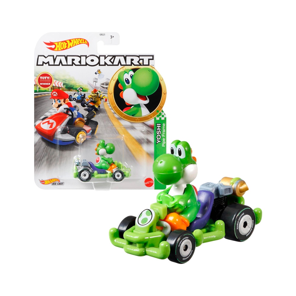 HOT WHEELS MARIO KART YOSHI MODELO B - 1