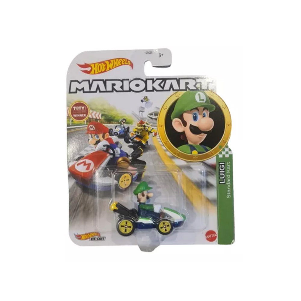 HOT WHEELS MARIO KART LUIGI MODELO B - 3