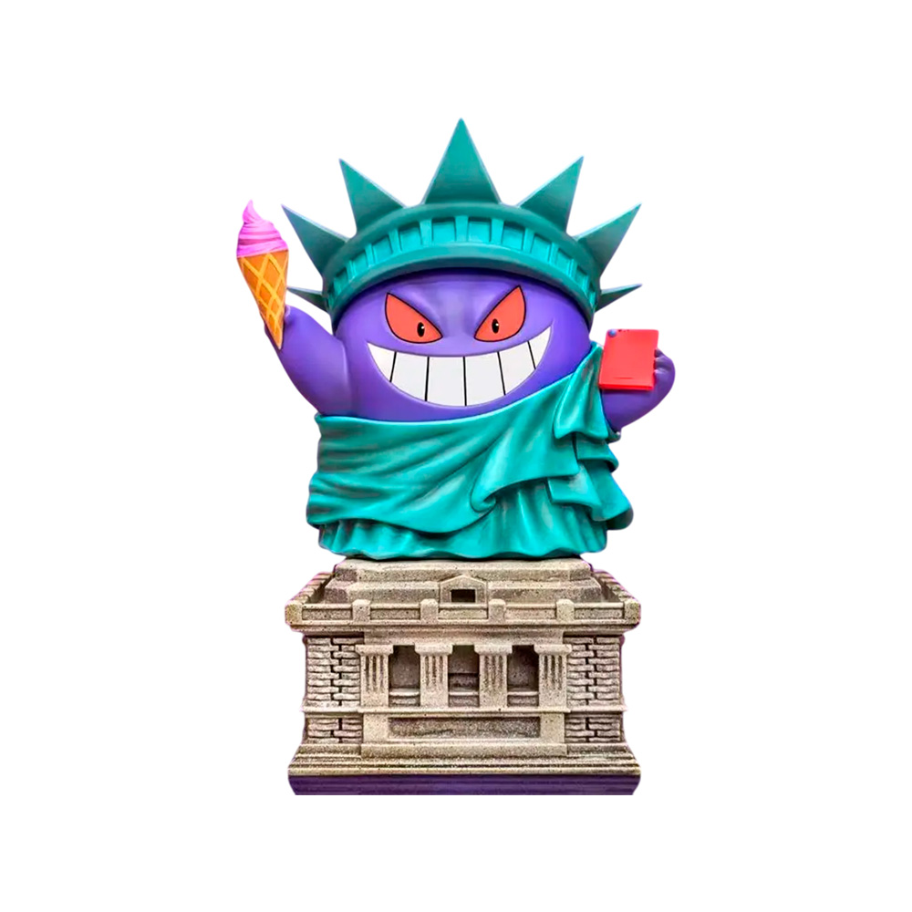 POKEMON FIGURA GENGAR ESTATUA LIBERTAD 15 CM - 1