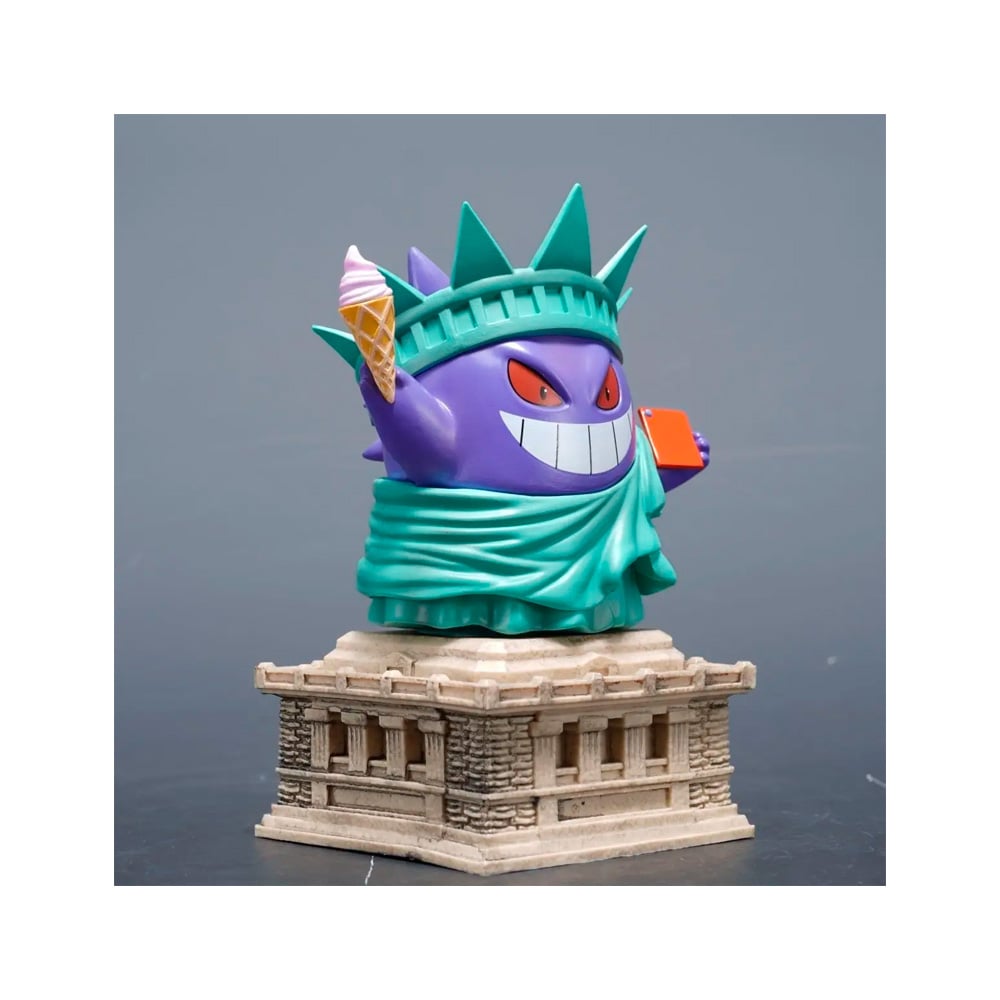 POKEMON FIGURA GENGAR ESTATUA LIBERTAD 15 CM - 2