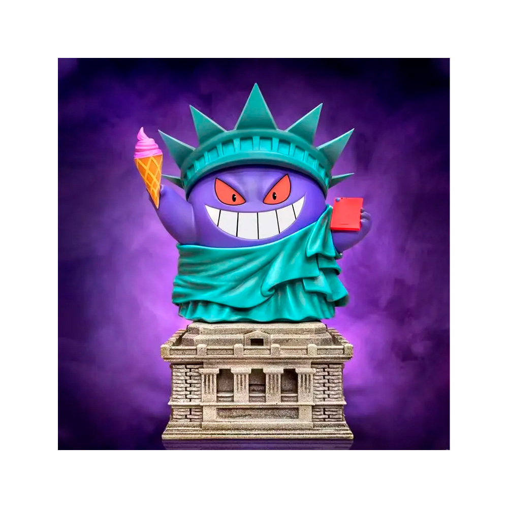 POKEMON FIGURA GENGAR ESTATUA LIBERTAD 15 CM - 5