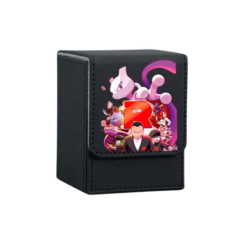 CAJA DE ALMACENAMIENTO DE CARTAS TEAM ROCKET MEWTWO - 1
