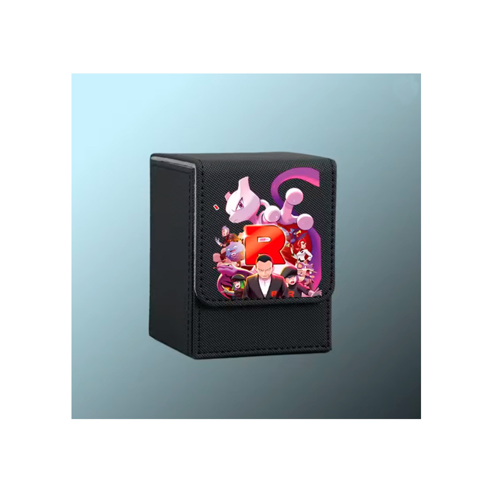 CAJA DE ALMACENAMIENTO DE CARTAS TEAM ROCKET MEWTWO - 2