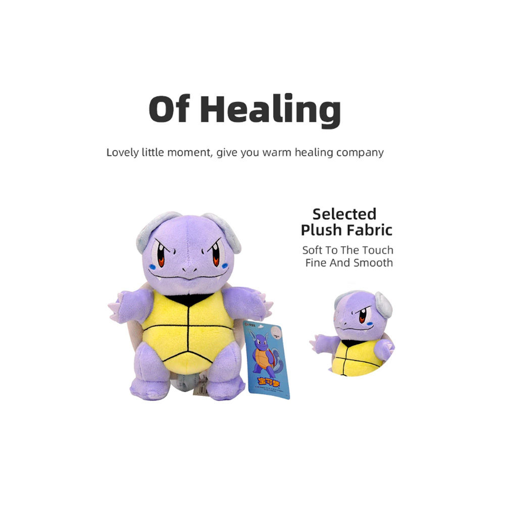 POKEMON PELUCHE WARTORTLE EXCLUSIVO ASIA 22 CM - 4