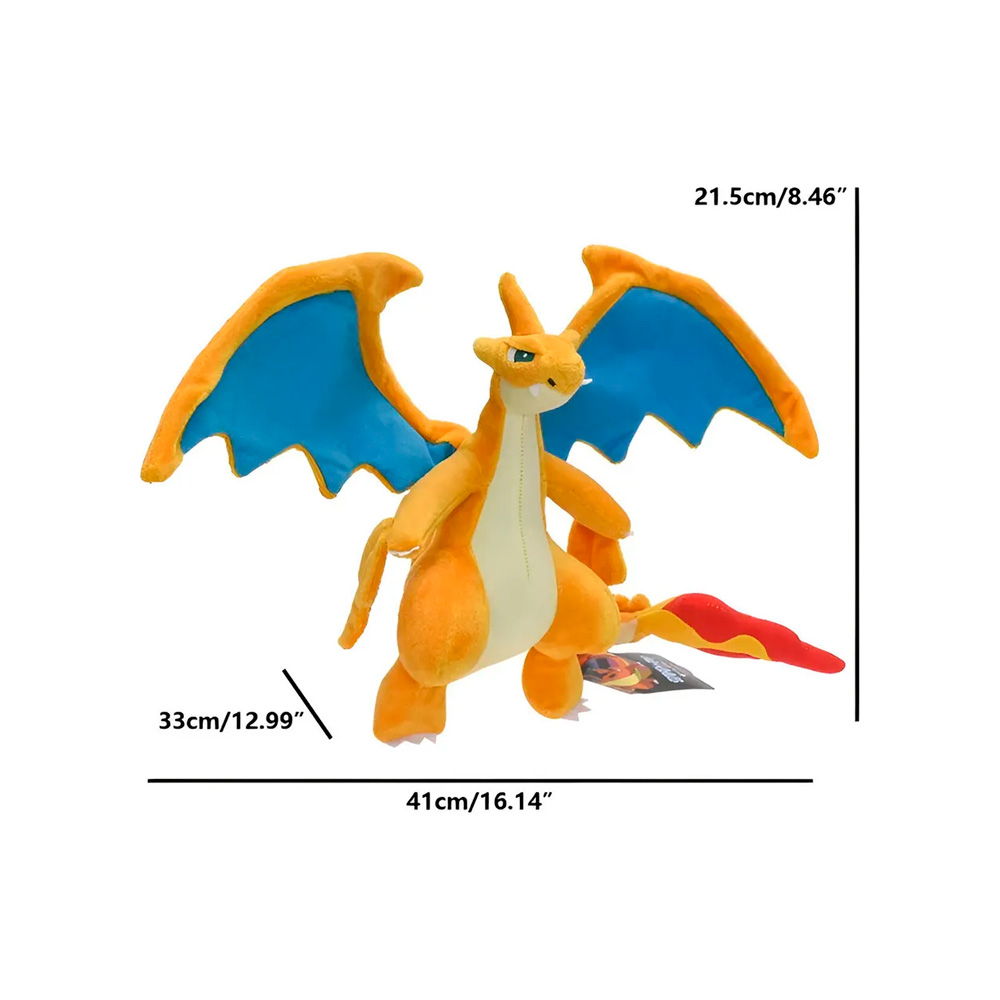 POKEMON PELUCHE MEGA CHARIZARD Y 20 CM - 2