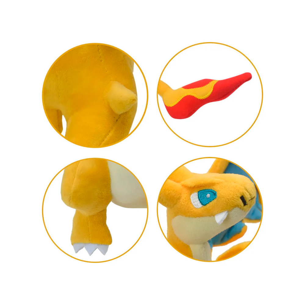 POKEMON PELUCHE MEGA CHARIZARD Y 20 CM - 4