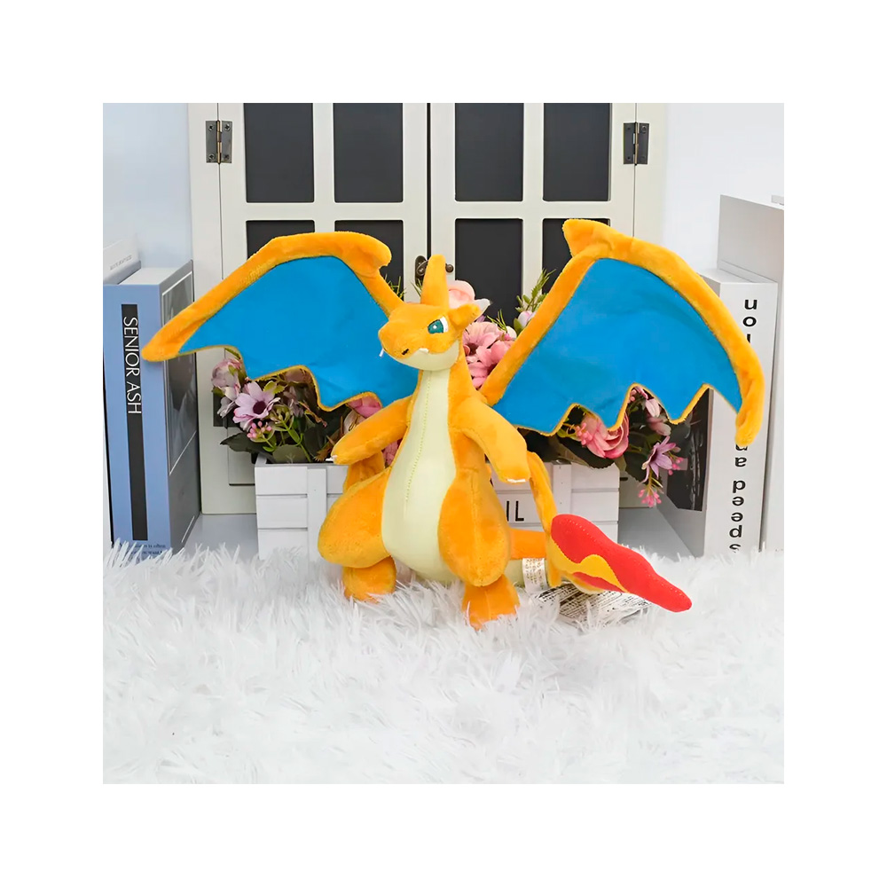 POKEMON PELUCHE MEGA CHARIZARD Y 20 CM - 5