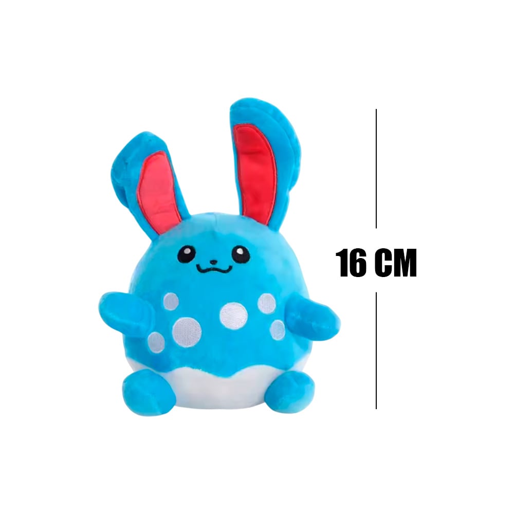 POKEMON PELUCHE AZUMARILL 16 CM KAWAII - 2