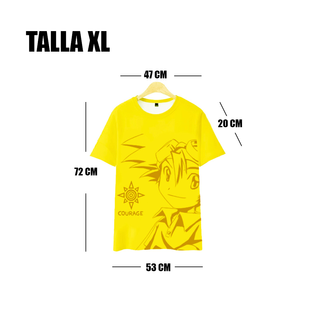 POLO DEPORTIVO DIGIMON AGUMON TALLA XL - 2