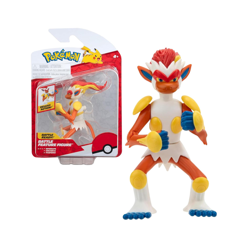 POKEMON JAZWARES FIGURAS MEGA PACK INFERNAPE - 4