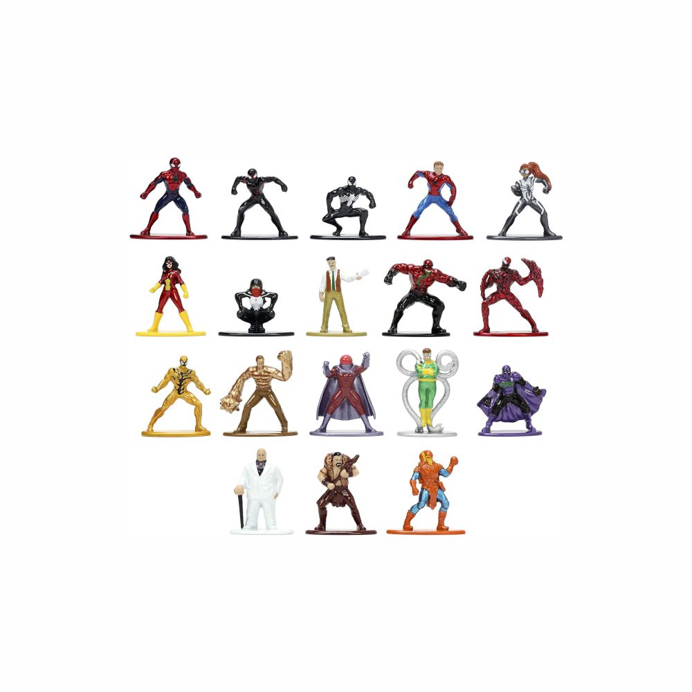 JADA TOYS MARVEL SPIDER MAN SET 18 FIGURAS - 2