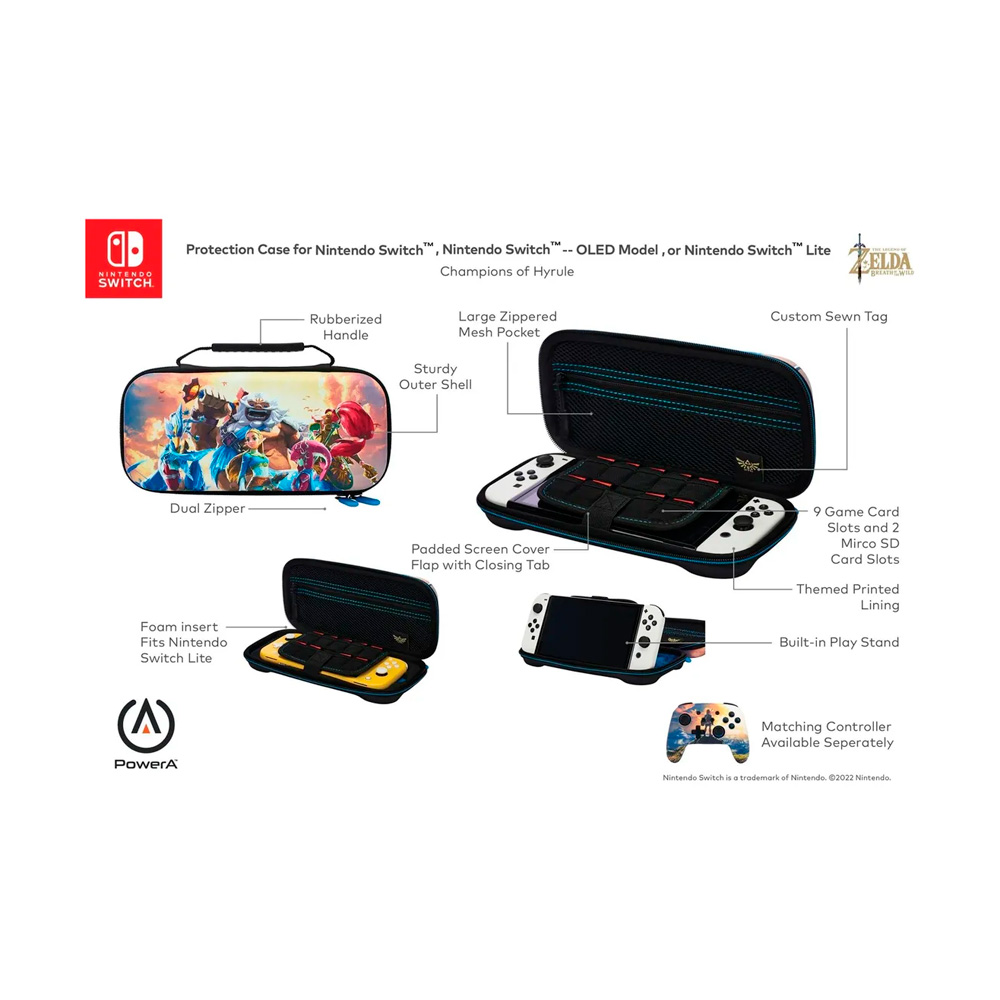 FUNDA PROTECTORA POWERA ZELDA BREATH SWITCH - 3