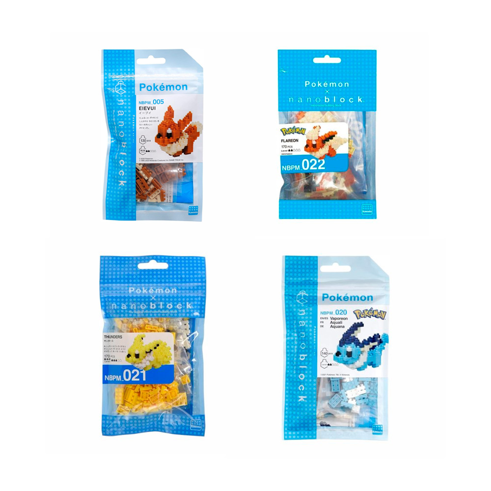 Pokemon Nanoblock Set Eeveelutions - 3