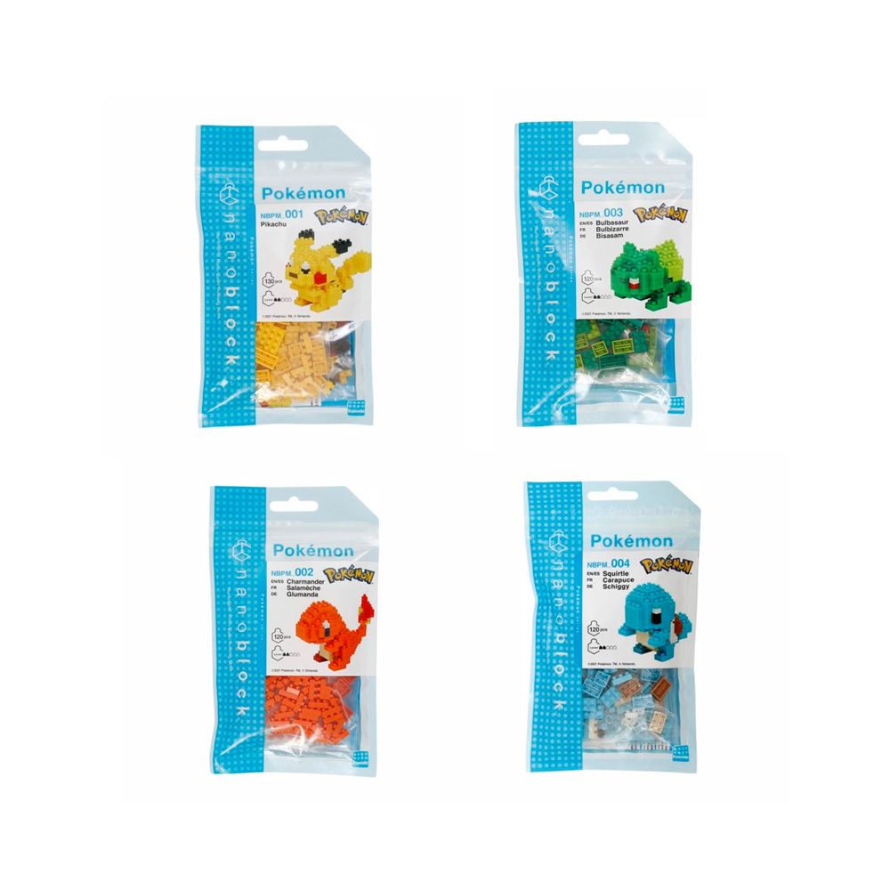 POKEMON NANOBLOCK SET INICIALES KANTO - 3