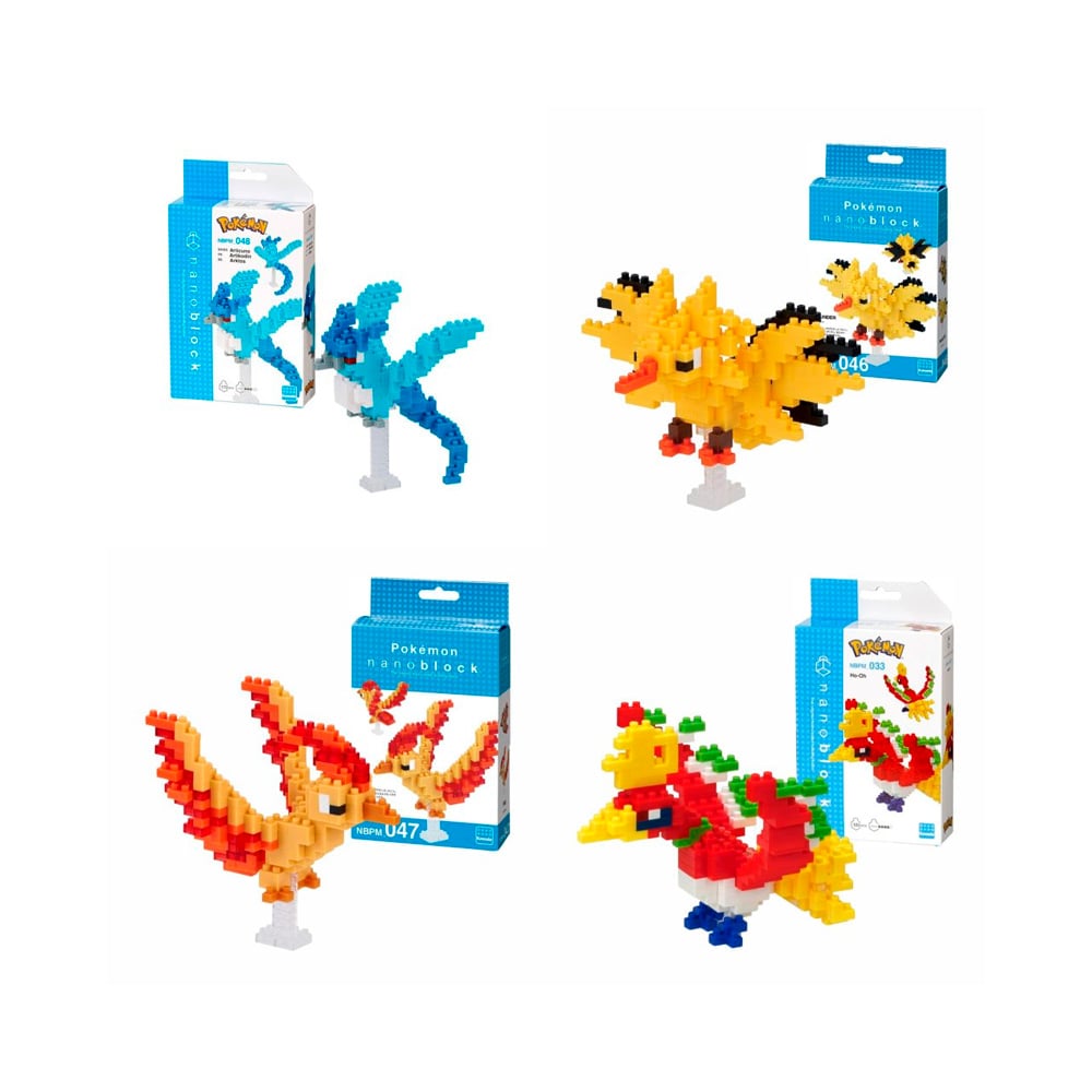 POKEMON NANOBLOCK SET AVES LEGENDARIAS - 2