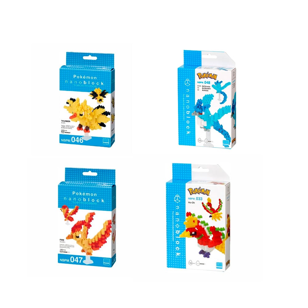 POKEMON NANOBLOCK SET AVES LEGENDARIAS - 3