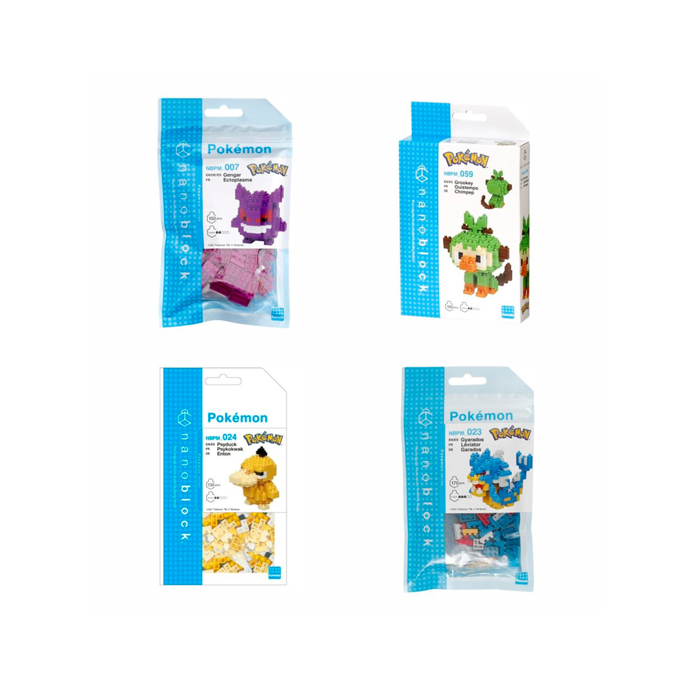 POKEMON NANOBLOCK SET MIX - 3