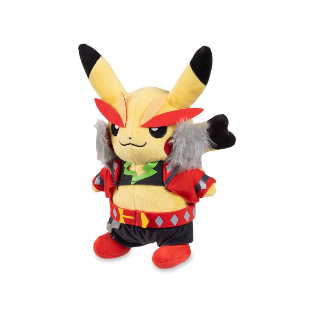 POKEMON CENTER PELUCHE PIKACHU ROCK STAR 24CM - 2