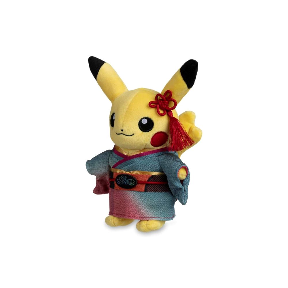 POKEMON CENTER PELUCHE PIKACHU KIMONO 24CM - 2