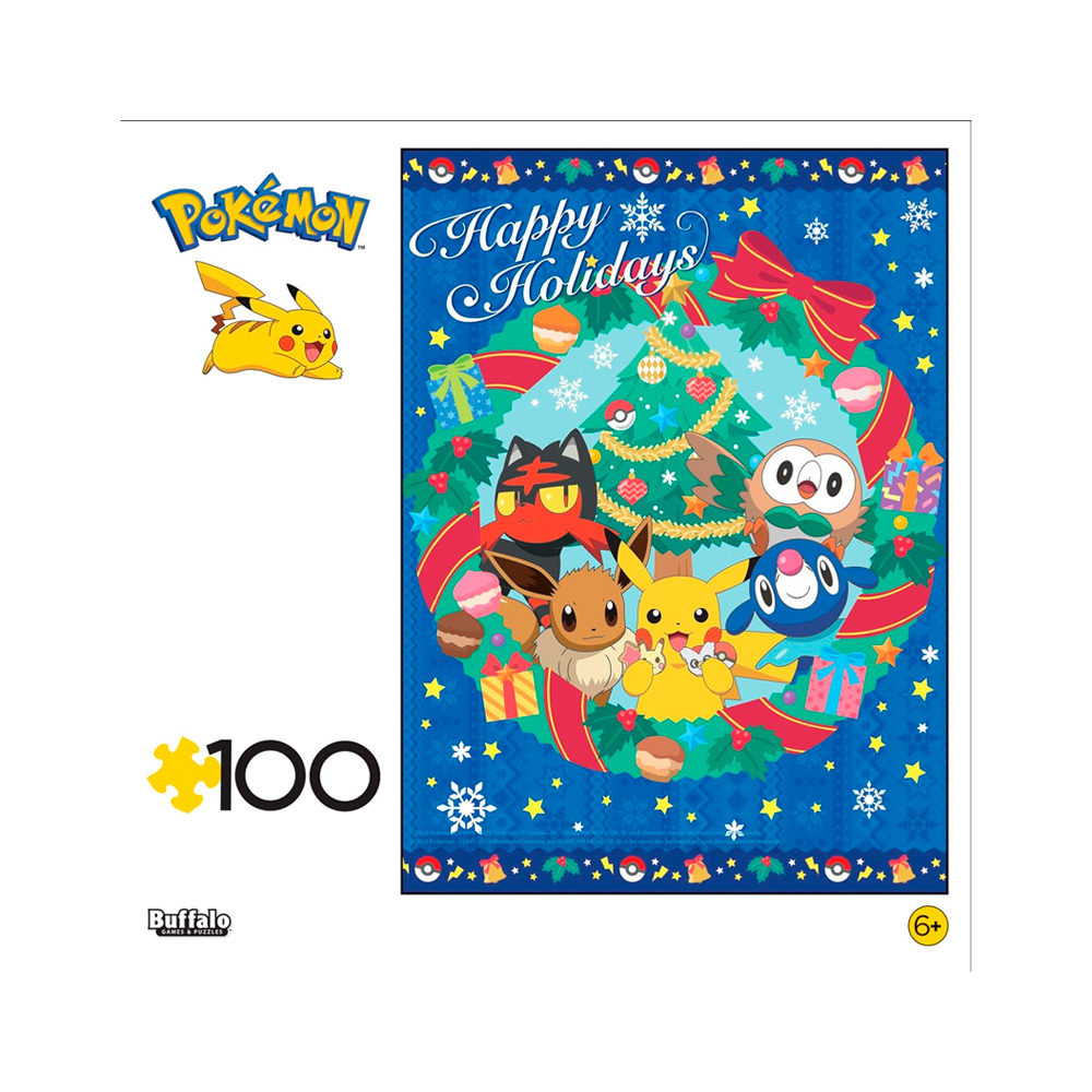 POKEMON ROMPECABEZA 100 PIEZAS HAPPY HOLIDAYS - 4