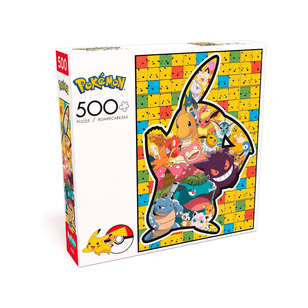 POKEMON ROMPECABEZA 500 PIEZAS PIKACHU SILUETA - 1