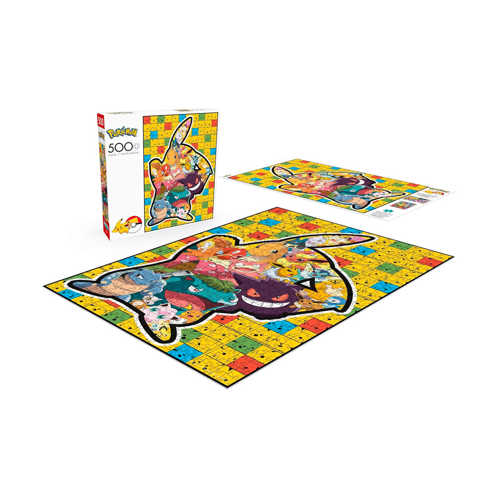 POKEMON ROMPECABEZA 500 PIEZAS PIKACHU SILUETA - 2