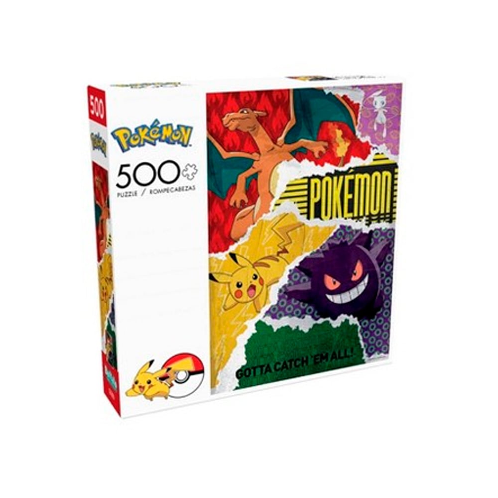 POKEMON ROMPECABEZA 500 PIEZAS GENGAR CHARIZARD PIKACHU - 1