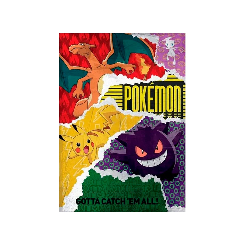 POKEMON ROMPECABEZA 500 PIEZAS GENGAR CHARIZARD PIKACHU - 3