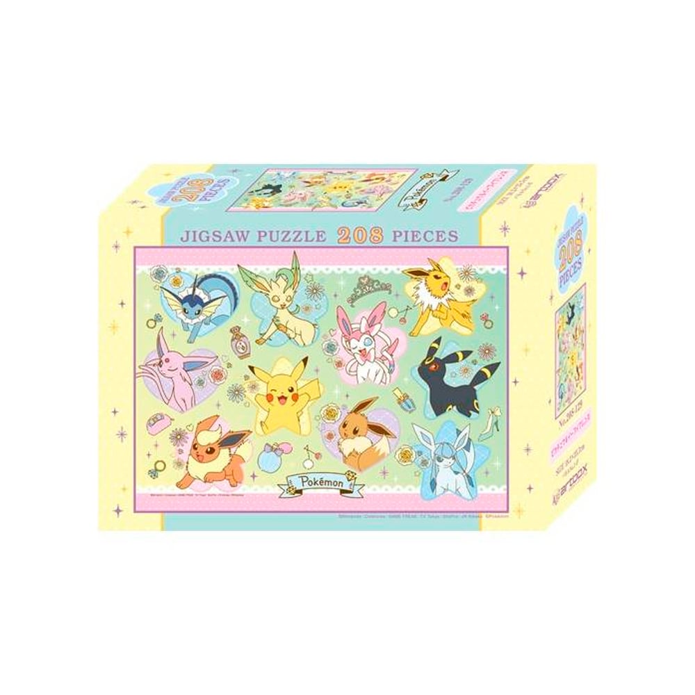 POKEMON ROMPECABEZA PIKACHU EEVEE 208 PIEZAS JAPON - 1