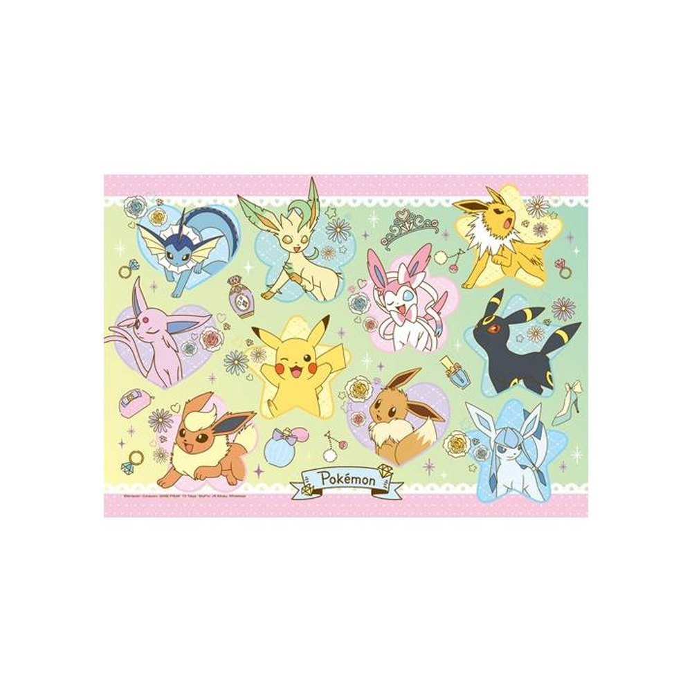 POKEMON ROMPECABEZA PIKACHU EEVEE 208 PIEZAS JAPON - 2