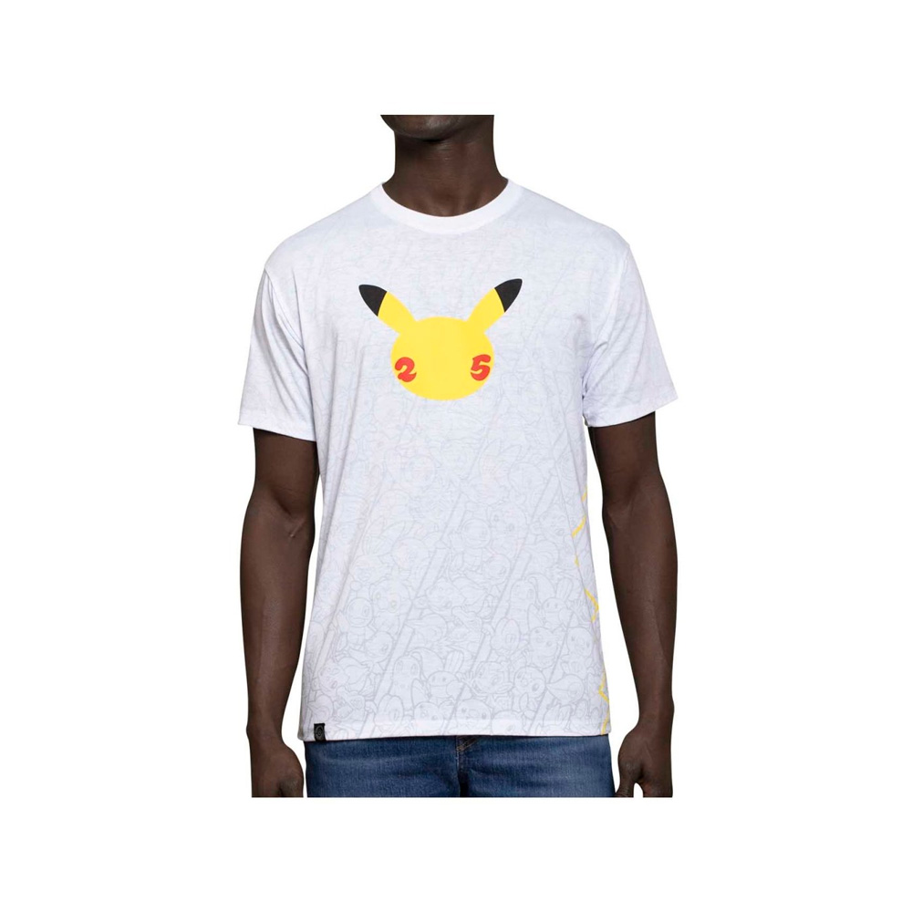 POKEMON CENTER POLO BLANCO CELEBRATIONS TALLA L - 1