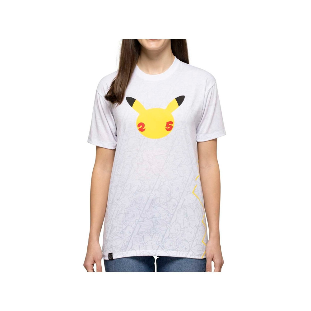 POKEMON CENTER POLO BLANCO CELEBRATIONS TALLA L - 4
