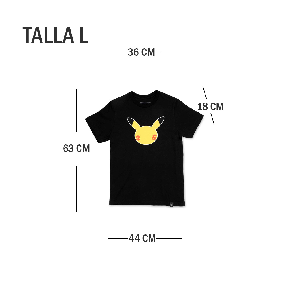 POKEMON CENTER POLO CELEBRATION JUVENIL TALLA L - 2