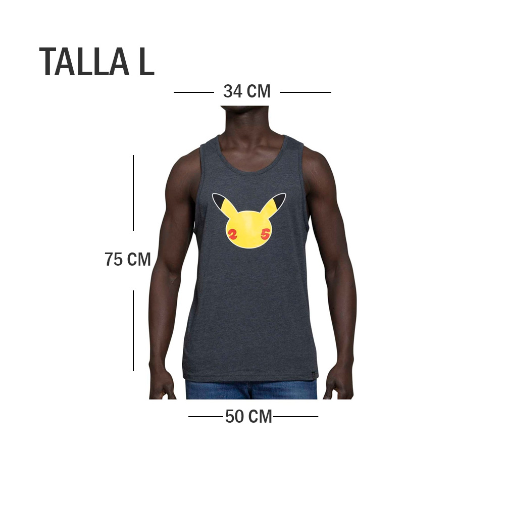 POKEMON CENTER BVD CELEBTRATION GRIS HOMBRE TALLA L - 2