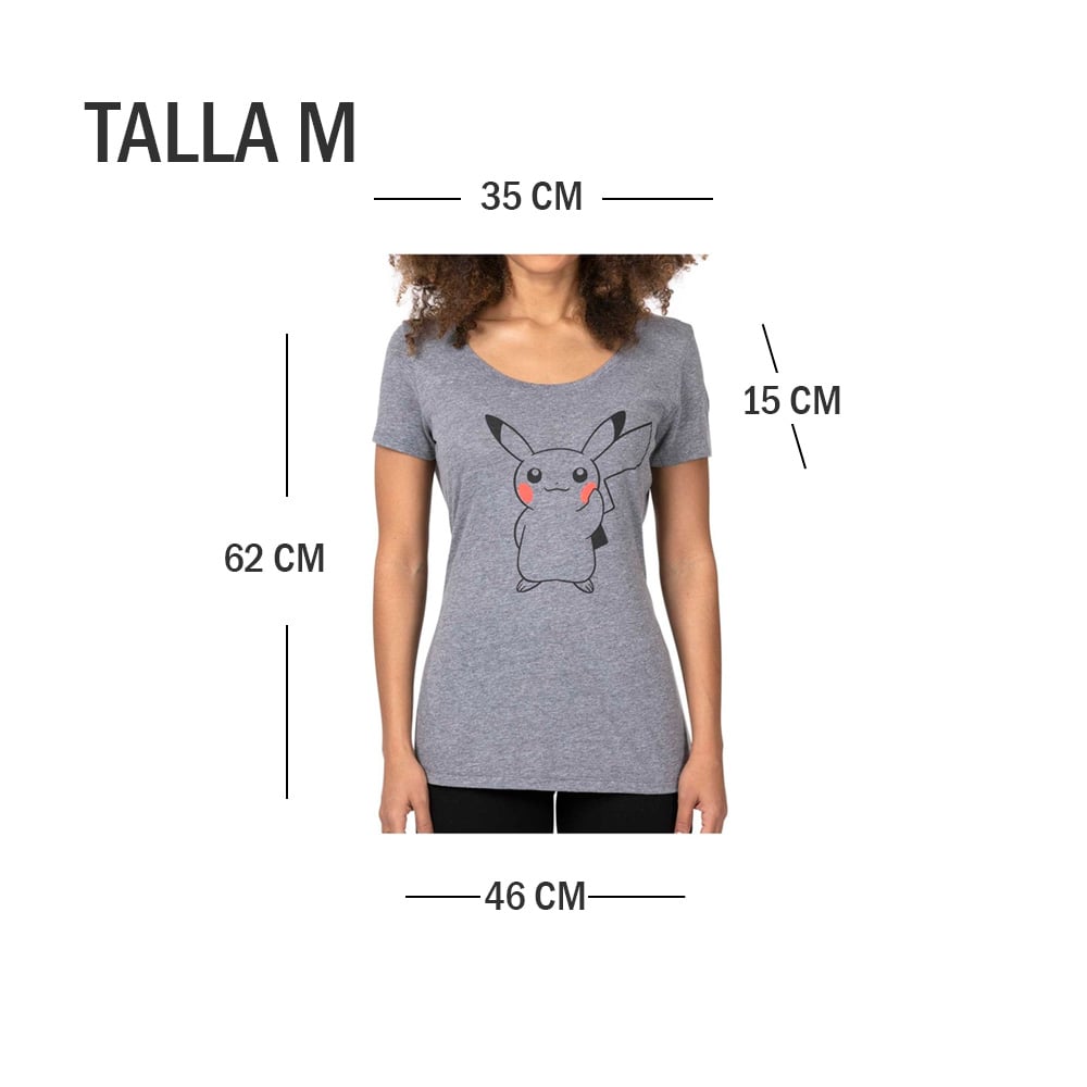 POKEMON CENTER POLO PIKACHU FLORCITA TALLA M - 2