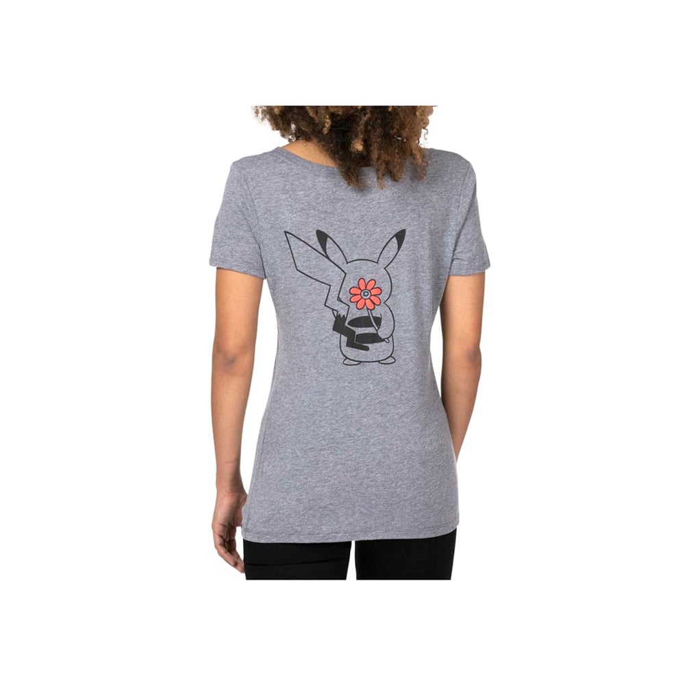 POKEMON CENTER POLO PIKACHU FLORCITA TALLA M - 3