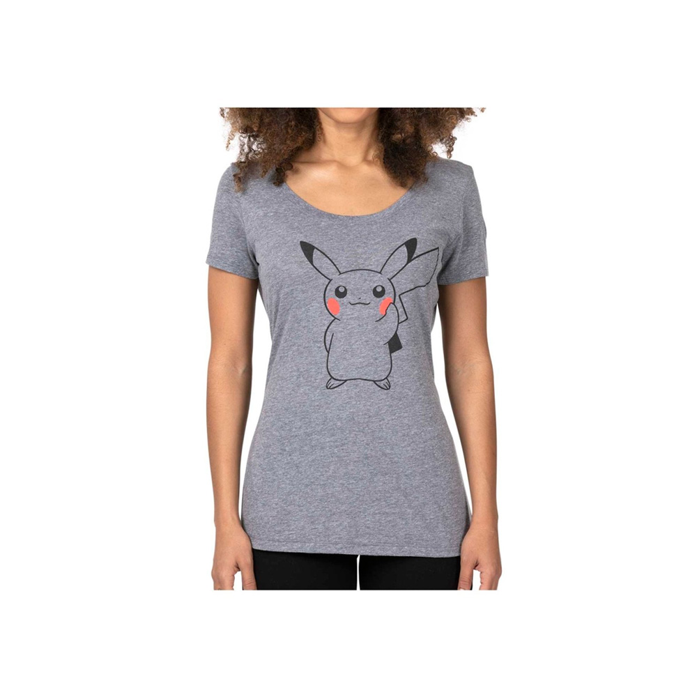 POKEMON CENTER POLO PIKACHU FLORCITA TALLA L - 1