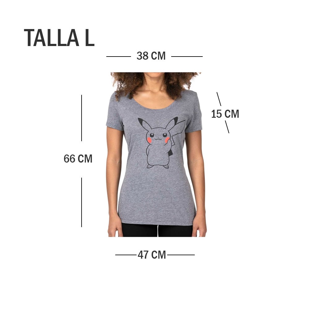 POKEMON CENTER POLO PIKACHU FLORCITA TALLA L - 2